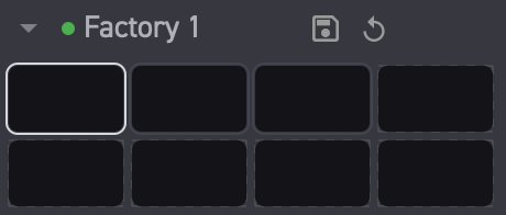 Project Save/Revert Controls