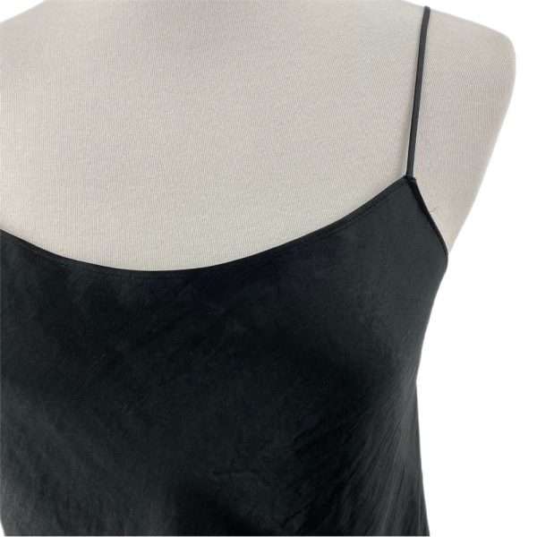 Vince Silk Tank Top in Black