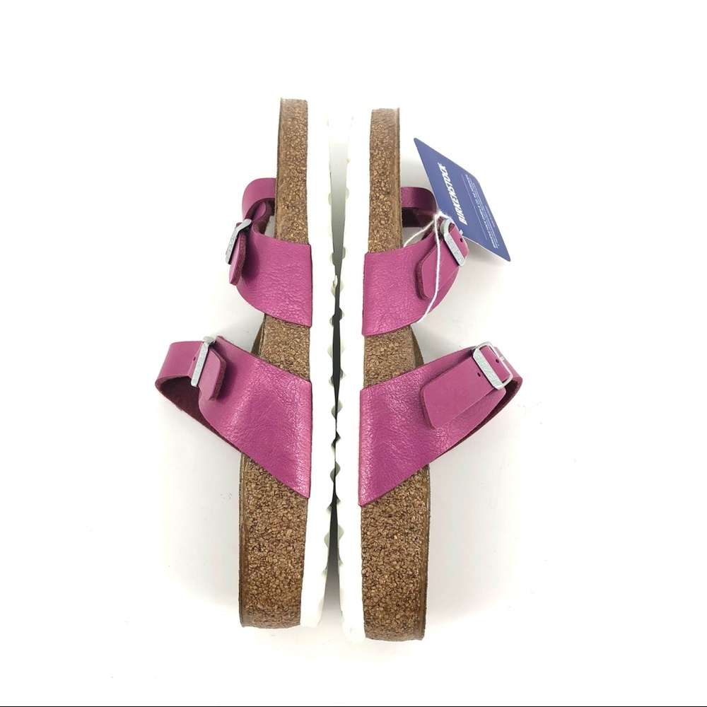 ｍａｙｕｒｉａ　0621 Birkenstock Mayari Magenta Haze Toe Loop Sandals sz 6 Purple