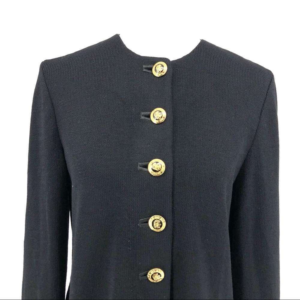 St. John Santana Knit jacket rhinestone buttons – Modig