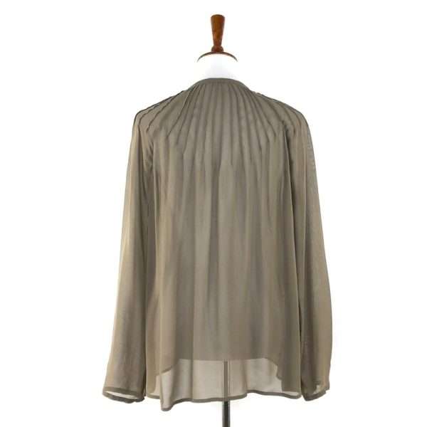 Chan Luu Olive Long Sleeve Peasant Blouse Small Embrace Sisu