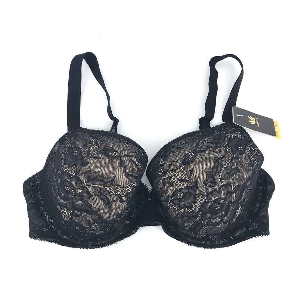 Wacoal Black Lace Finesse T-Shirt Bra Size 36E – Embrace Sisu