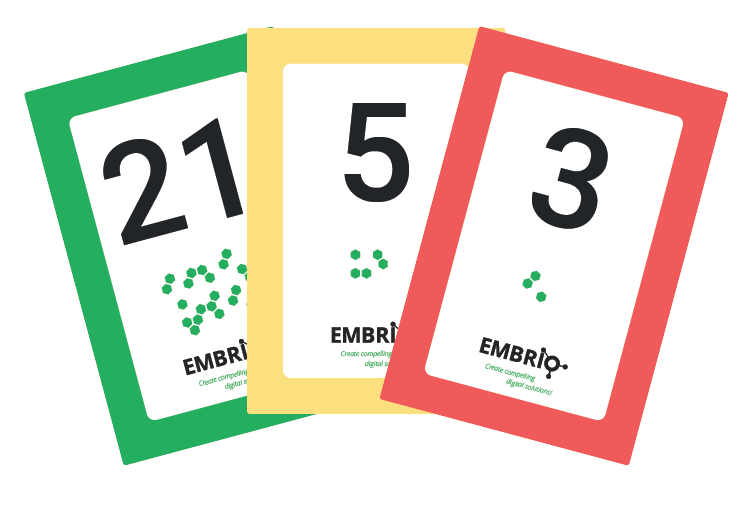 agile estimation poker cards