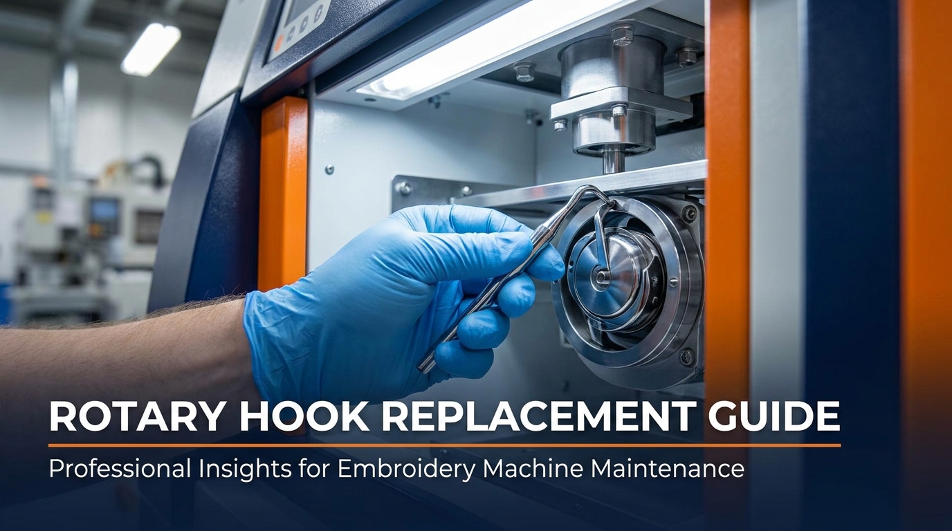 Rotary Hook Replacement Guide for Embroidery Machines (Tajima, Barudan, Juki)