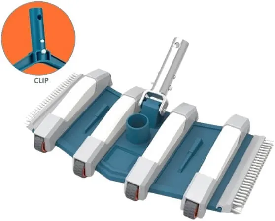 AstralPool Blue Line manual vacuum pool cleaner – wing-nut fastening — view 2 of 2