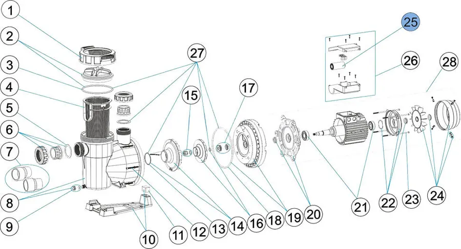 AstralPool condenser 16 μF — view 2 of 2