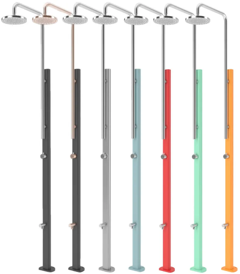 AstralPool chrome non-solar shower, Red — view 5 of 6