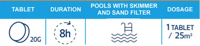 AstralPool Claritab Plus flocculant tablets for pools, 20g — view 2 of 3