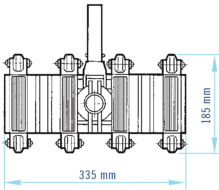 AstralPool Classic Flexo manual pool cleaner with wishbone fixing — view 3 of 3
