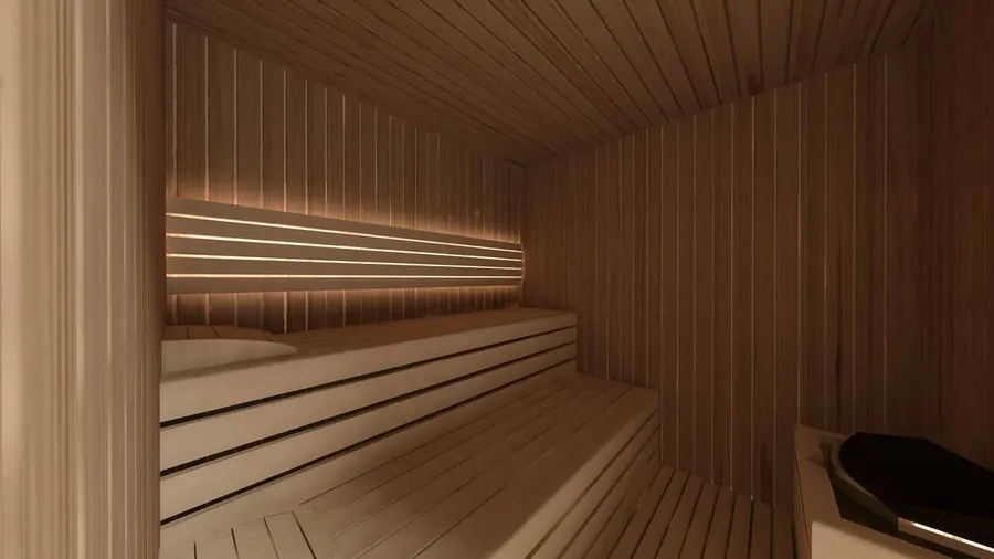AstralPool Classic Select sauna, 250 x 250 x 210 cm, 9 kW — view 2 of 6