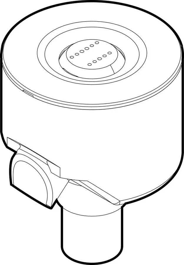 Atecpool adjustable brass deck jet round face with flange — view 5 of 5