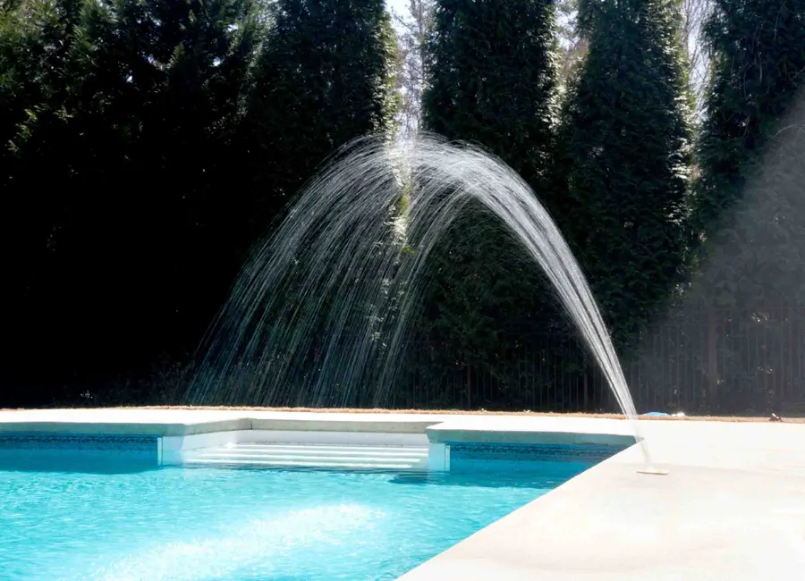 Atecpool adjustable brass deck jet square face flangeless — view 3 of 5