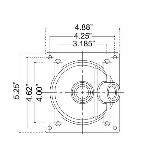 Atecpool adjustable deck jet assembly with 4 decorative caps — view 4 of 5