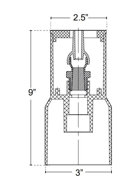 Atecpool adjustable deck jet assembly with brass decorative cover — view 3 of 5