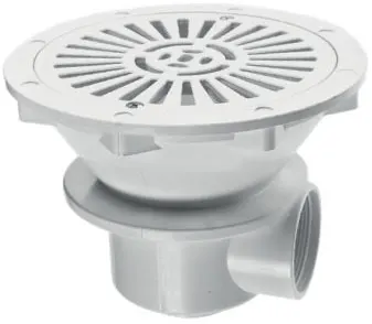 AtecPool circular main drain for liner pool, 2 ", ABS — view 2 of 2