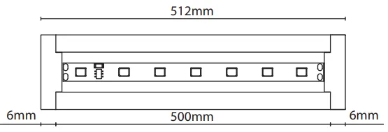 Atecpool LED linear strip light waterproof fixture for swimming pools — view 3 of 6