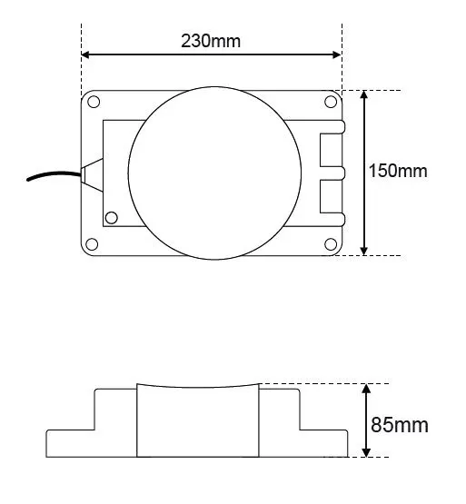 Atecpool Safety Step-down transformers IP65, 300W / 12VAC — view 2 of 2