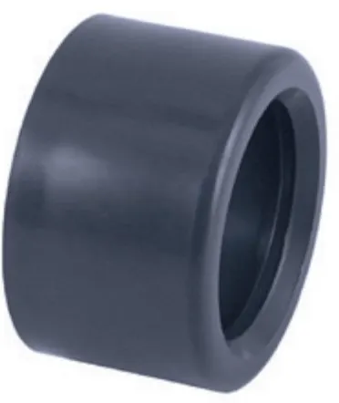 Cepex PVC-U reducing coupling 140 x 125 mm — view 2 of 3