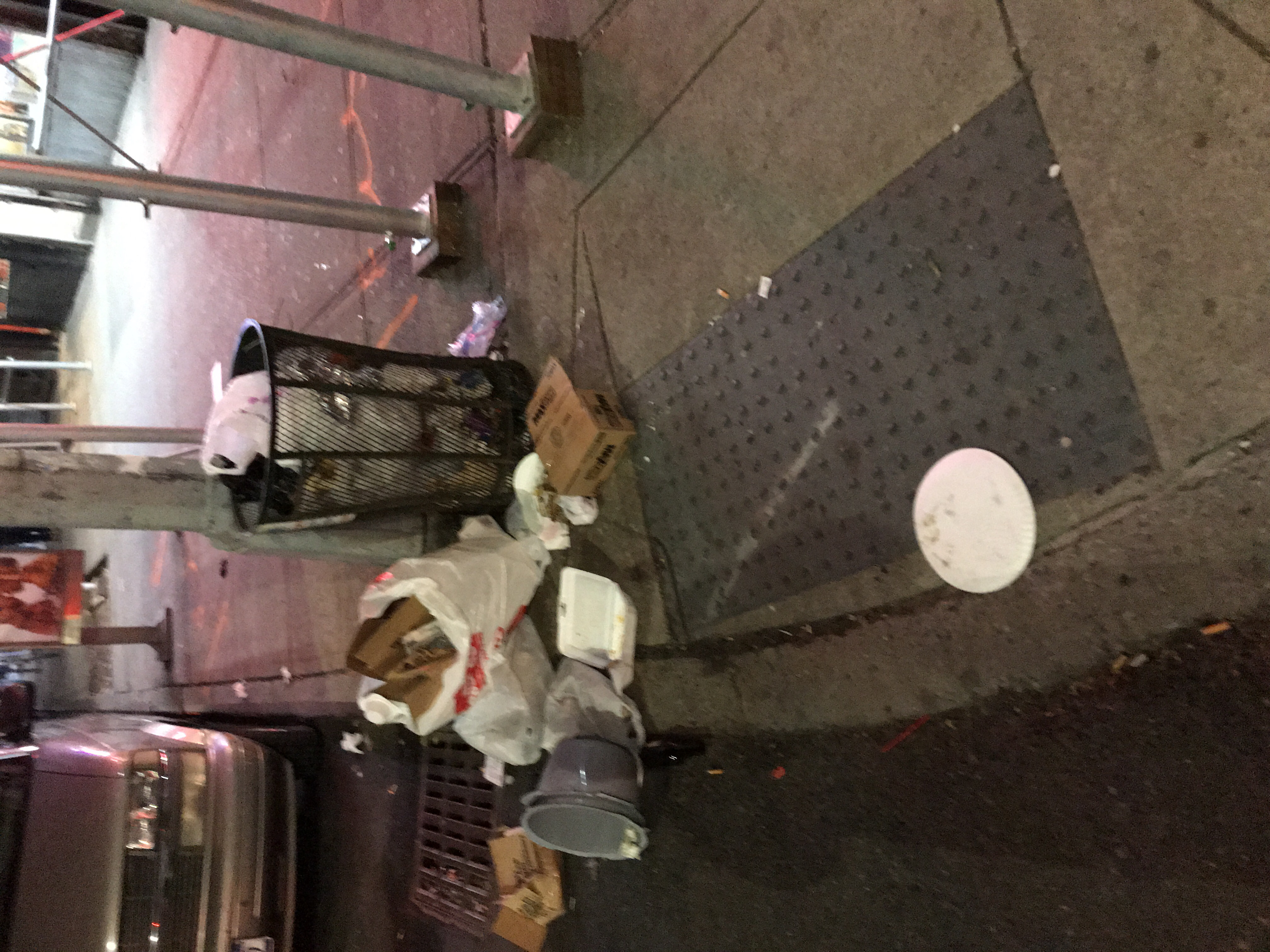Trash near 130 East 118th Street, New York City