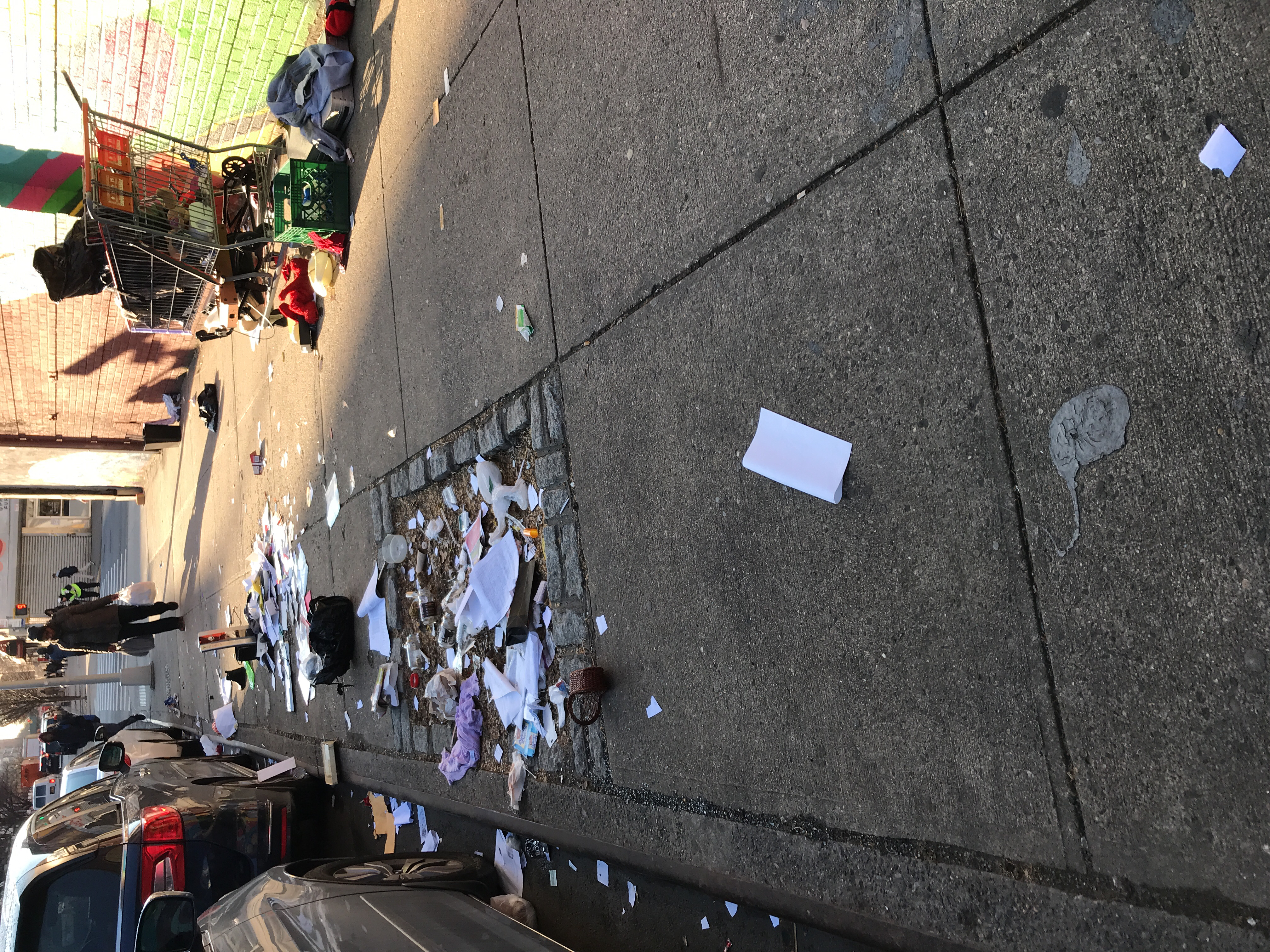 Trash near 175 East 120th Street, New York City