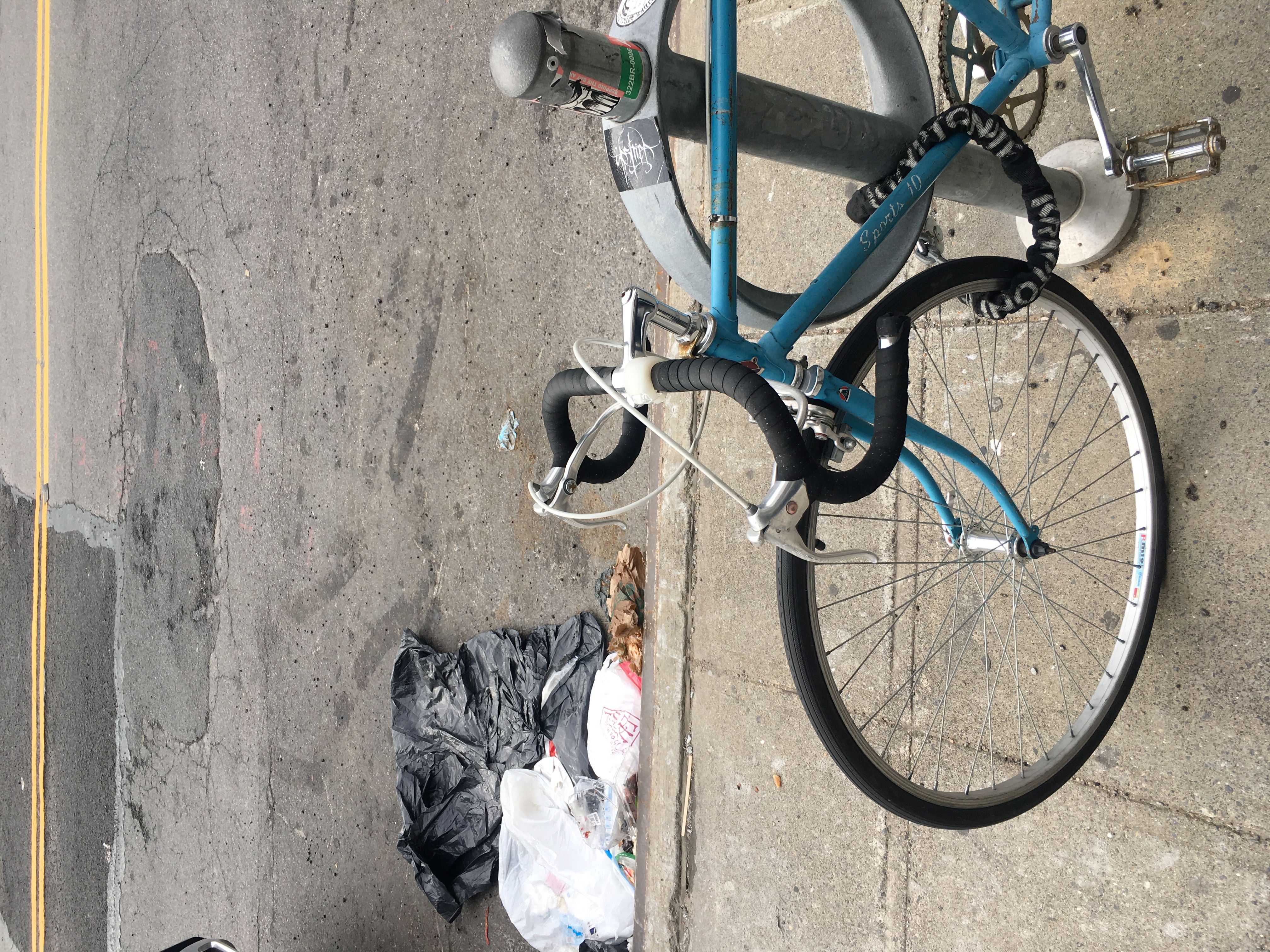 Trash near 573 Manhattan Ave, Brooklyn, NY 11222, USA