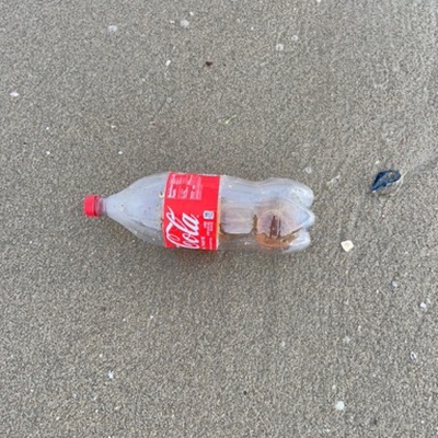 Trash near 7210, West Ocean Front, Balboa Peninsula, Newport Beach, Orange County, CAL Fire Southern Region, California, 92663, United States