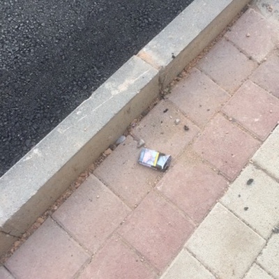 Trash near Çelebi Mehmet Lisesi, İpekçilik Caddesi, Karaağaç Mahallesi, Yıldırım, Bursa, Marmara Region, 16230, Turkey