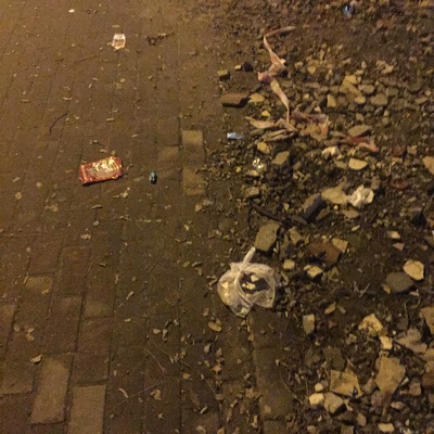 Trash near Eşrefiler Caddesi, Karaağaç Mahallesi, Yıldırım, Bursa, Marmara Region, 16010, Turkey-1zfy