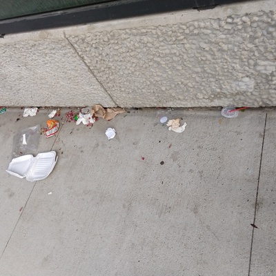 Trash near 30-03 39th Avenue, New York City