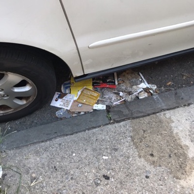 Trash near 1960 Hughes Avenue, New York