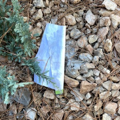 Trash near La Quinta Inn & Suites @ Zion Park Springdale, Zion Park Boulevard, Springdale, Washington County, Utah, 84767, United States