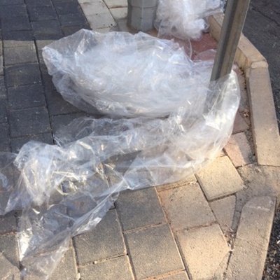 Trash near Karaağaç Caddesi, Karaağaç Mahallesi, Yıldırım, Bursa, Marmara Region, 16010, Turkey