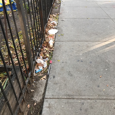 Trash near El Gallo Social Club Inc., East 118th Street, East Harlem, Manhattan Community Board 11, Manhattan, New York County, New York, 10035, United States of America-zkeo