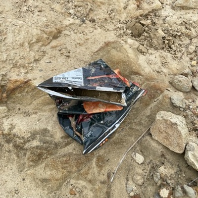 Trash near Canyon Acres Trail, Canyon Acres, Laguna Beach, Orange County, California, 92652, United States