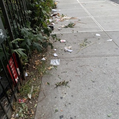 Trash near 1889 Lexington Avenue, New York