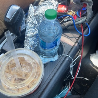 Trash near Best Western Airport Plaza Inn, Centinela Avenue, Inglewood, Los Angeles County, California, 90045, United States