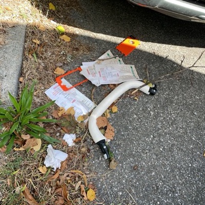 Trash near 109-18 167th Street, New York