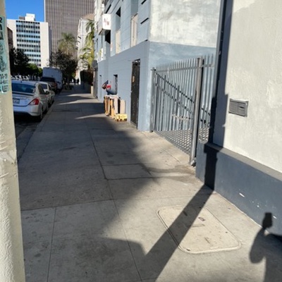 Trash near Robert F. Kennedy Community Schools, South Mariposa Avenue, Koreatown, Los Angeles, Los Angeles County, California, 90005, United States