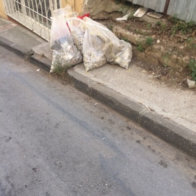 Trash near Karamani Sokak, Karaağaç Mahallesi, Yıldırım, Bursa, Marmara Region, 16230, Turkey