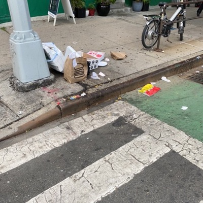 Trash near 351 East 117th Street, New York