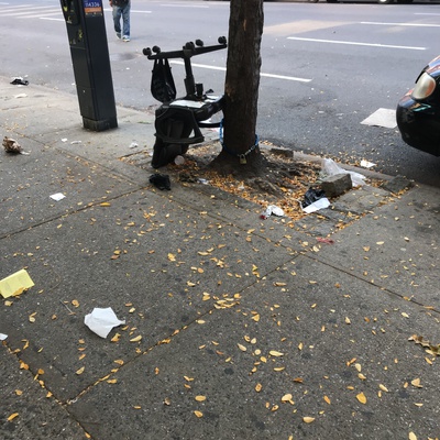 Trash near 2148 3rd Avenue, New York