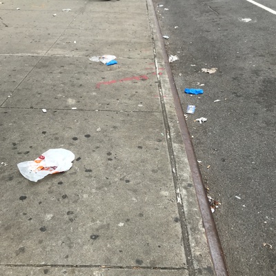 Trash near 2184 3rd Avenue, New York