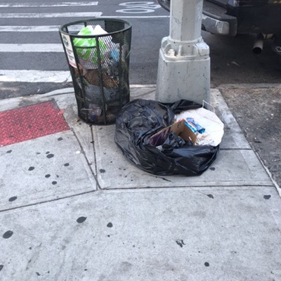 Trash near 1961 Hughes Avenue, New York