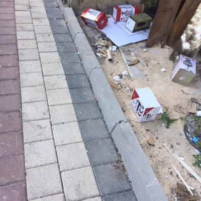 Trash near Karaağaç Mahallesi, Yıldırım, Bursa, Marmara Region, 16230, Turkey