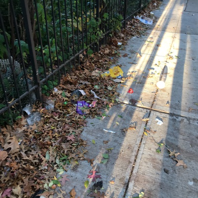 Trash near El Gallo Social Club Inc., East 118th Street, East Harlem, Manhattan Community Board 11, Manhattan, New York County, New York, 10035, United States of America