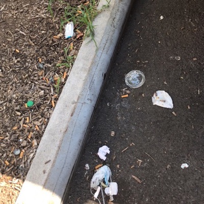 Trash near 1961 Hughes Avenue, New York