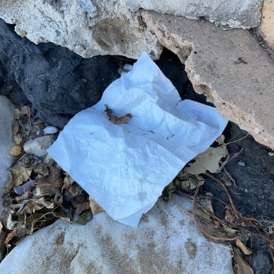 Trash near Montecito, Santa Barbara County, CAL Fire Southern Region, California, 93108, United States