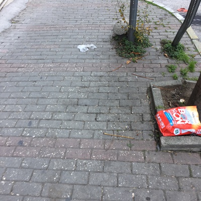 Trash near Çelebi Mehmet Lisesi, İpekçilik Caddesi, Karaağaç Mahallesi, Yıldırım, Bursa, Marmara Region, 16010, Turkey-xjs2