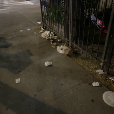 Trash near 1889 Lexington Avenue, New York