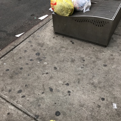 Trash near 156 East 117th Street, New York City